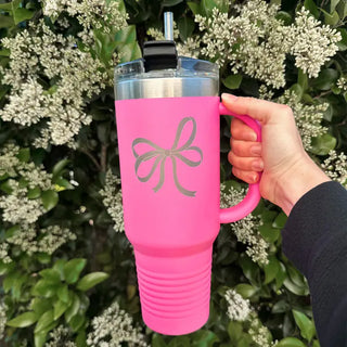 Darling Bow Travel Mug #TWB40-BOW24