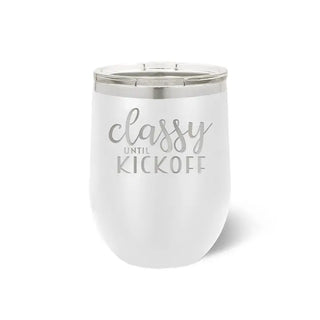 Classy Until Kickoff Tumbler #TWB12-KICK-BLK