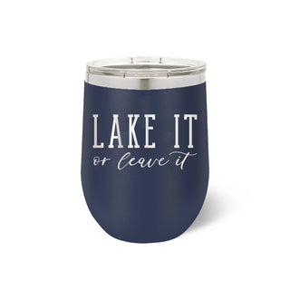 Lake It or Leave It Navy Tumbler