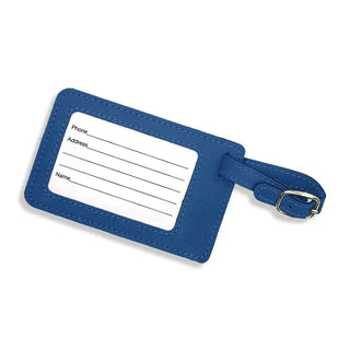 Leopard KY Royal Blue Luggage Tag