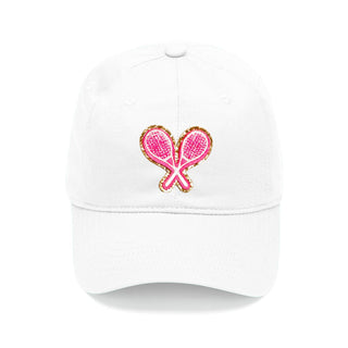 Tennis Glitter Patch Cap