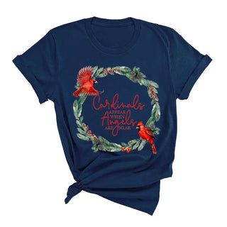 Angels are Near Cardinal T-Shirt #HPTS-BLKLG-ANG23