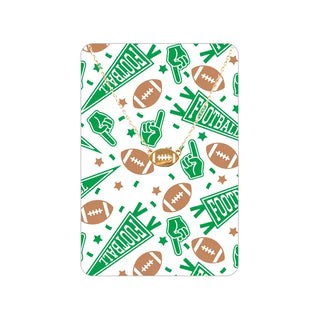 Green Football Fan Keepsake Card #VLJC-358GD-GRNFBF