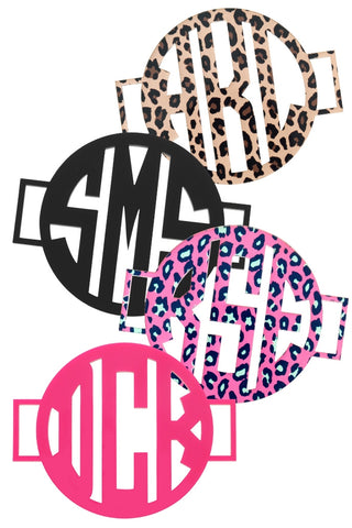 Block Monogram Medallion