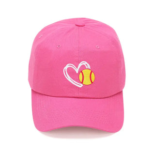 Heart Softball Cap