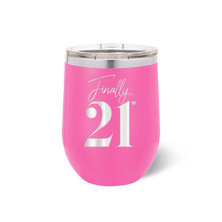 Finally 21 Pink Tumbler
