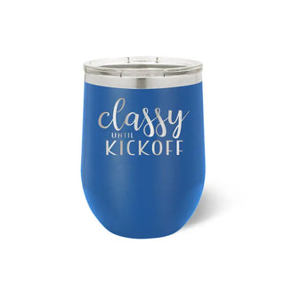 Classy Until Kickoff Tumbler #TWB12-KICK-BLK