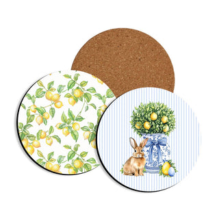Chinoiserie Bunny Coaster Set