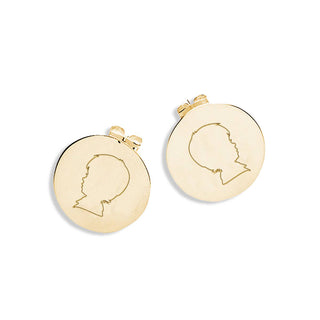 Boy Silhouette Anne Earrings #L902GD-BOY