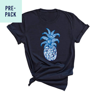 Navy Pineapple T-Shirt 9 pc Set #PACK-HNAVY-PINE23