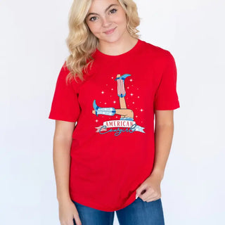 American Cowgirl T-Shirt #HPTS-HNATLG-ACG24