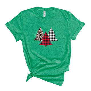 Christmas Tree Trio T-Shirt #HPTS-BLKLG-TREE