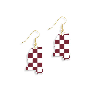 Mississippi State Earrings