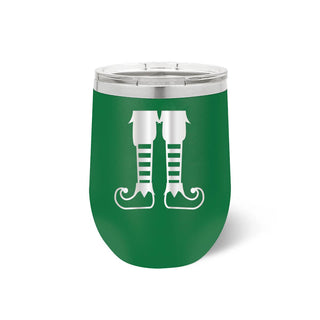 Santa's Helper Green Tumbler