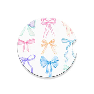 Darling Bow Car Coaster Set #SPACK-CC132-DARBOW