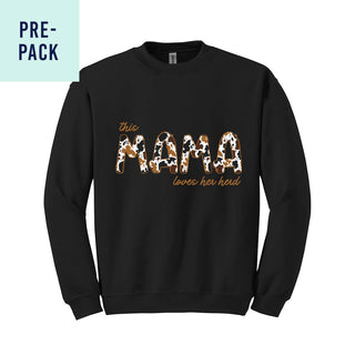 This Mama Loves Her Herd Black Sweatshirt 9 pc Set #PACK-SWBLK-MHERD24