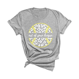 Out of Your League Softball T-Shirt #HPTS-PKSM-LEAG24