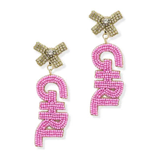 It's a Girl Earrings #VLJE6067-GIRL