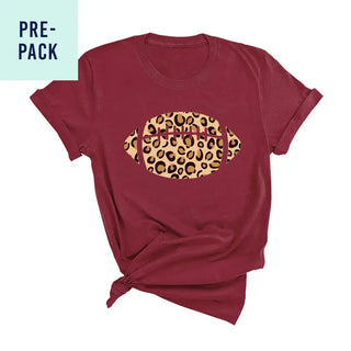 Leopard Football T-Shirt 9 pc Set #PACK-GAR-LPRDFB