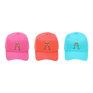 Champagne Embroidered Cap #M190VL-AQ-CHAMP