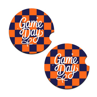 Game Day Check Car Coaster Set #SPACK-CC132-FBBOW