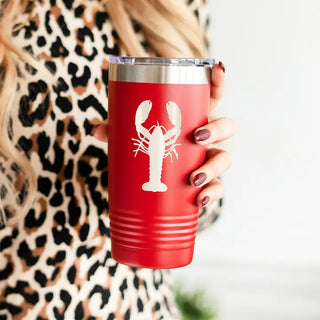 Lobster Red 20oz Insulated Tumbler