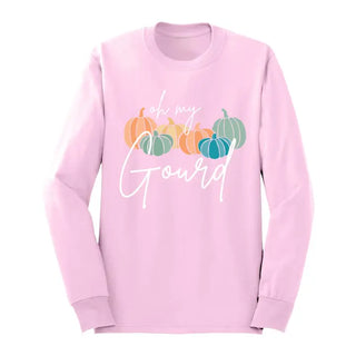 Oh My Gourd Long Sleeve Shirt #HPLS-BLKSM-GOURD