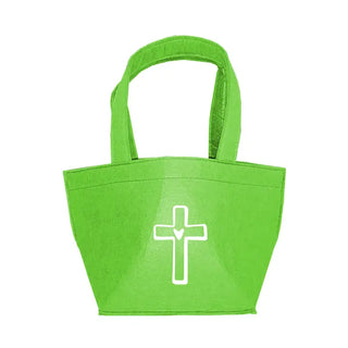 Cross Felt Easter Tote #M959VL-BLK-CRS