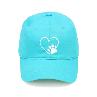 Heart Paw Cap #M190VL-AQ-HRTPAW