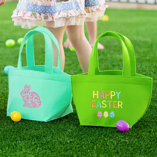 Happy Easter Felt Easter Tote #M959VL-BLK-HE