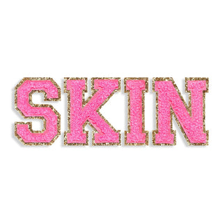 Skin Hot Pink Varsity Letter Patches