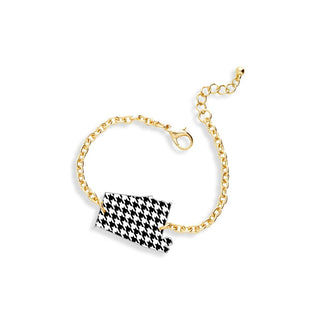 Houndstooth Alabama Split Bracelet
