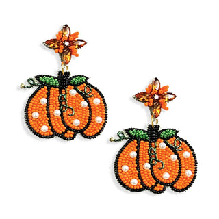 Cutest Pumpkin Earrings #VLJE6655-PUM