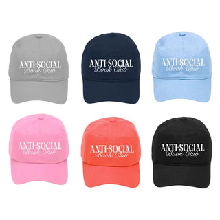 Anti-Social Book Club Cap #M190VL-ANTISOC