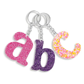 All That Glitters Single Initial Keychain 14 pc Set #LPACK-ACK-GLT24-SI