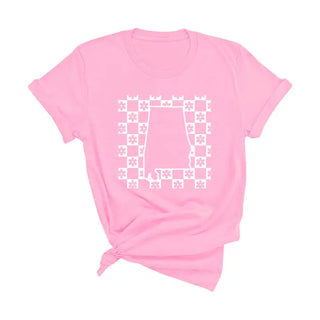 Daisy Check Alabama T-Shirt #HPTS-BLKLG-DALCHK