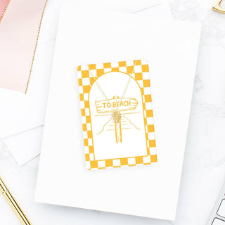 Take Me to the Beach Keepsake Card