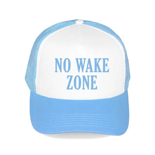 No Wake Zone Trucker Hat #M197VL-WNY-NOWA