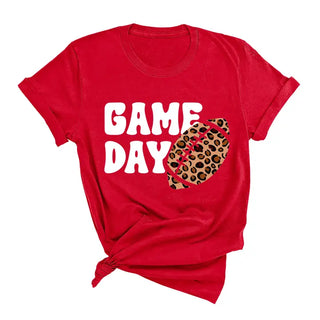 Game Day Leopard Football T-Shirt #HPTS-BLKLG-GDLPRD23
