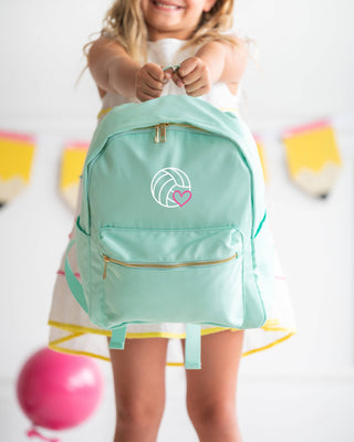 Volleyball Mint Charlie Backpack