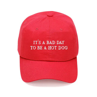 Red Bad Day to be a Hot Dog Cap
