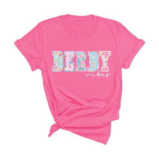 Derby Vibes Patchwork T-Shirt #HPTS-DTEALLG-DV25