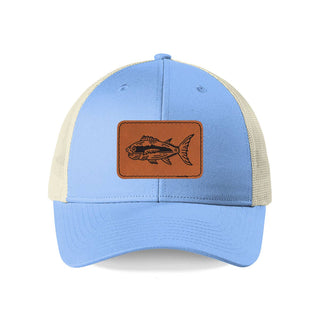 Fish Patch Baby Blue Snapback