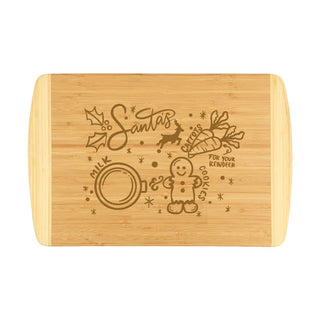 Santa Two-Tone Cutting Board