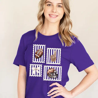 Football Stamp T-Shirt #HPTS-BLKLG-FBSTAMP