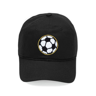 Soccer Glitter Patch Cap