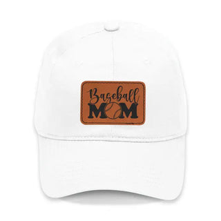 Baseball Mom Patch Cap #L190-BLK-P102-BASEMOM