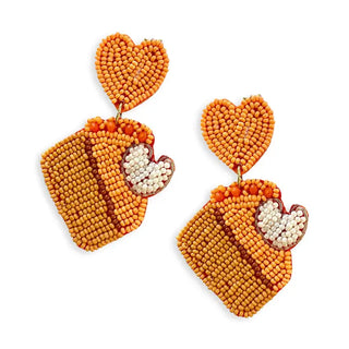 Pumpkin Spice Earrings #VLJ4747-PIE