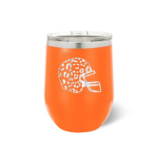 Leopard Helmet Tumbler #TWB12-LPRDHEL-BLK