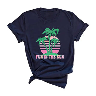 Fun in the Sun T-Shirt #HPTS-NAVYLG-FUN23